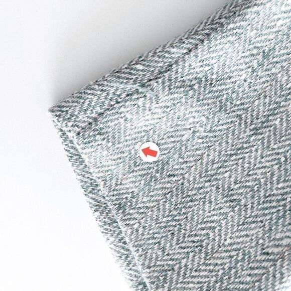 Arnold Palmer Mens Tweed Wool Herringbone Sport Coat Blazer Jacket Green Size 42 - Picture 10 of 12